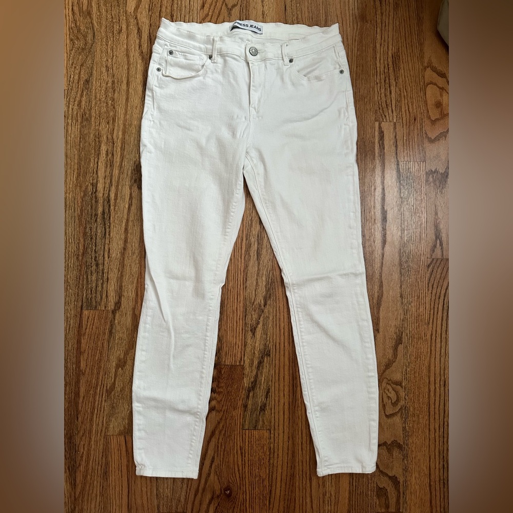 Express Women's White Jeans